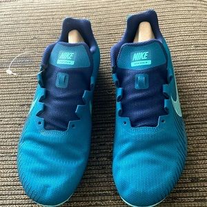 Nike Women's Field & Track Running Shoes 7.5 (spikes not included) Blue